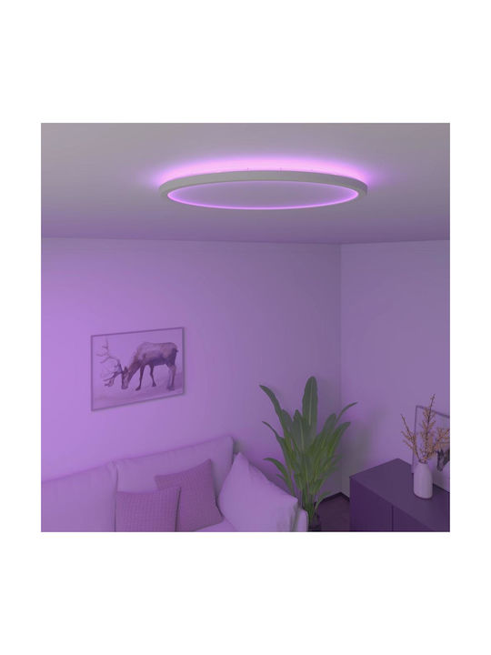 Calex Таванно осветление Бяла с Вграден LED