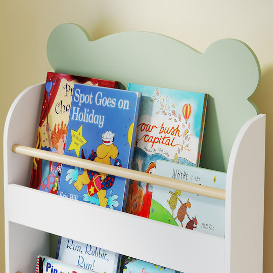 Bücherregal Boden Grün 55x15x110cm