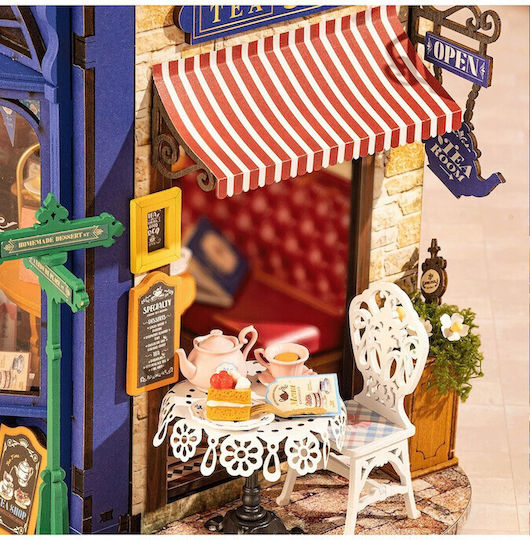 Rolife Παιχνίδι Κατασκευών Ξύλινo Robotime Leisure Time Tea Room