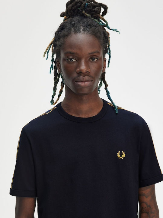 Ringer T-shirt Navy/honeycomb