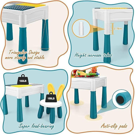 Kindertisch aus Plastik Beige