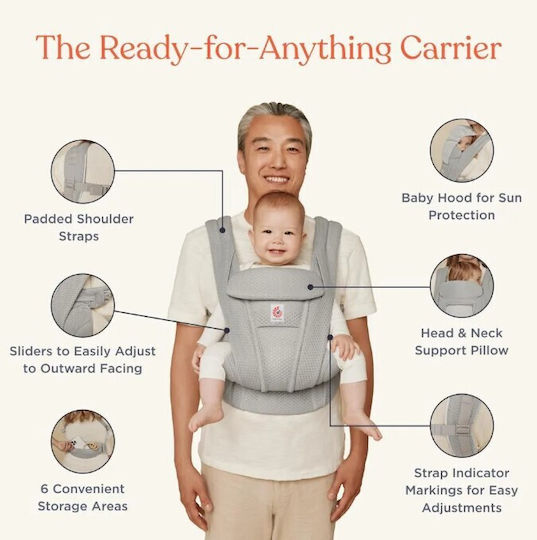 Ergobaby Classic Carrier Omni Brown with Maximum Weight 20.4kg