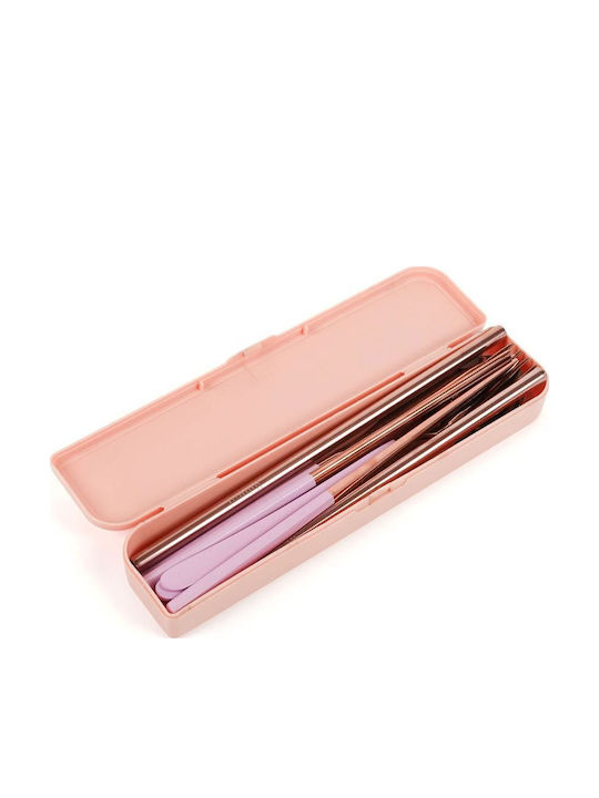 The somewhere Cutlery Set Stainless Rose Gold 7pcs