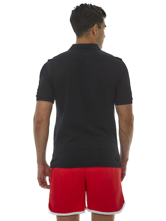 Life Polo T-shirt Μαύρο