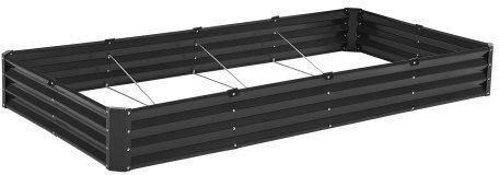 Vevor Topf Metallisch Dark Gray 243.84x121.92x30.48cm.