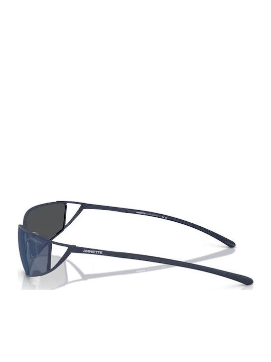 Arnette Junction Men's Sunglasses with Blue Metal Frame and Blue Mirror Lens