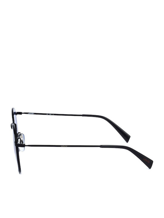 Levi's Unisex Sunglasses with Black Metal Frame and Blue Lens