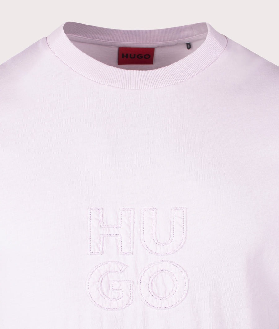 Tシャツ・カットソー HUGO Men T-shirt Lilac 50535284 553 Hugo T-shirt Lilac 50535284-553 | Skroutz.eu