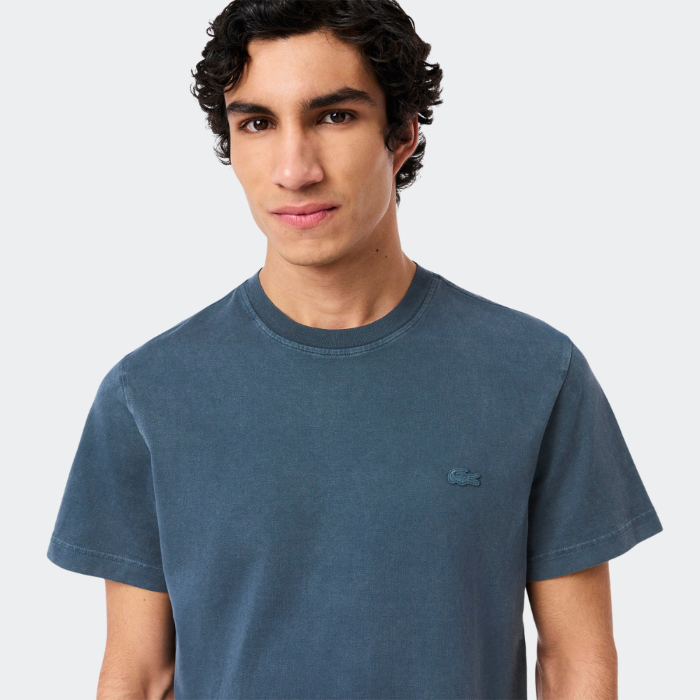 Tシャツ・カットソー LACOSTE Men T Shirts TH9894 C7Z Blue Lacoste T-shirt Steel Blue TH9894-C7Z | Skroutz.mt
