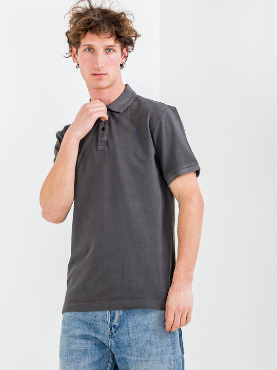 Dunda Overdyed Polo T-shirt Gray