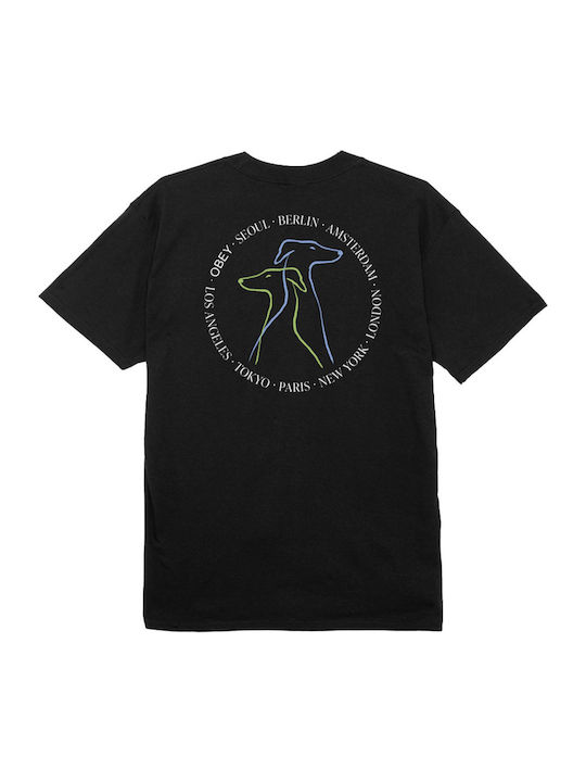 T-shirt Μαύρο
