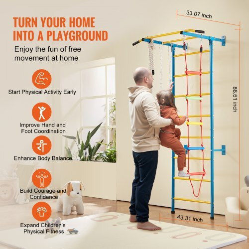 Vevor Gym with Climbing Surface Multicolour