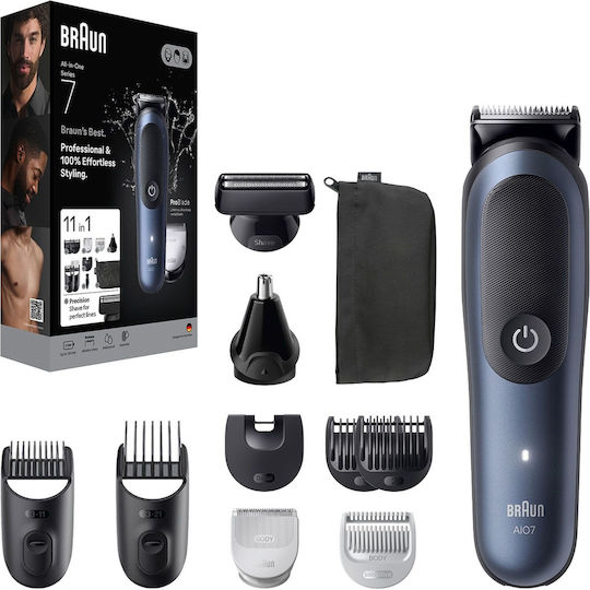 Braun All-in-one Series 7 Set Reîncărcabilă Mașină de Tuns Negru AIO7540