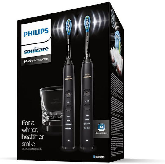 Philips Sonicare DiamondClean 9000 Electric Toothbrush with Timer and Pressure Sensor Black