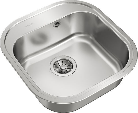 Teka Ένθετος Inox Μ46.5xΠ48.5cm Ασημί
