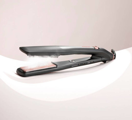 Babyliss Luxe 214660 Hair Straightener with Steam and Ceramic Plates 45W