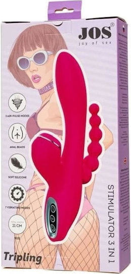 ToyFa Vibrator Iepurele 21cm Roz