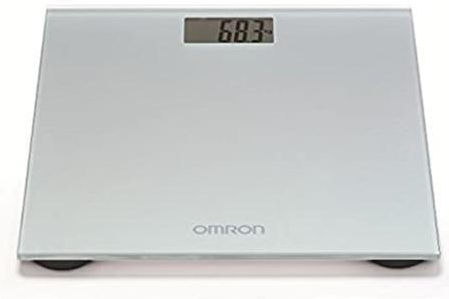 Omron HN-286 Digital Badezimmerwaage in Silber Farbe