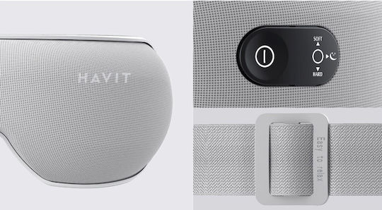 Havit Intelligent Eye Massager Massage Device for the Body with Heating Function Gray