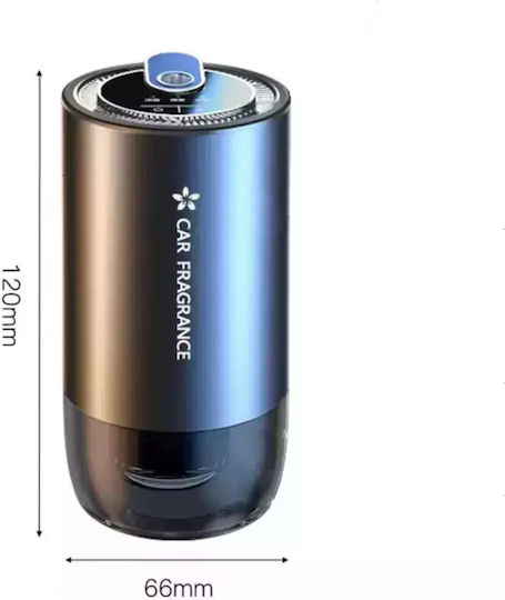 Auto Lufterfrischer Aromatherapie Automatische Induktion Farbige Ambientelichter Größe 120x66mm 50ml Kapazität Abyz