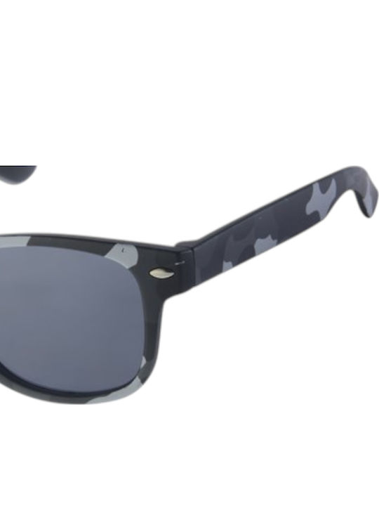 Paolo Moss Unisex Sunglasses with Gray Frame and Gray Lens