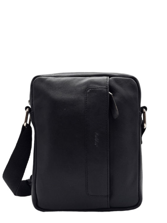 Leather Men's Bag Shoulder / Crossbody Black