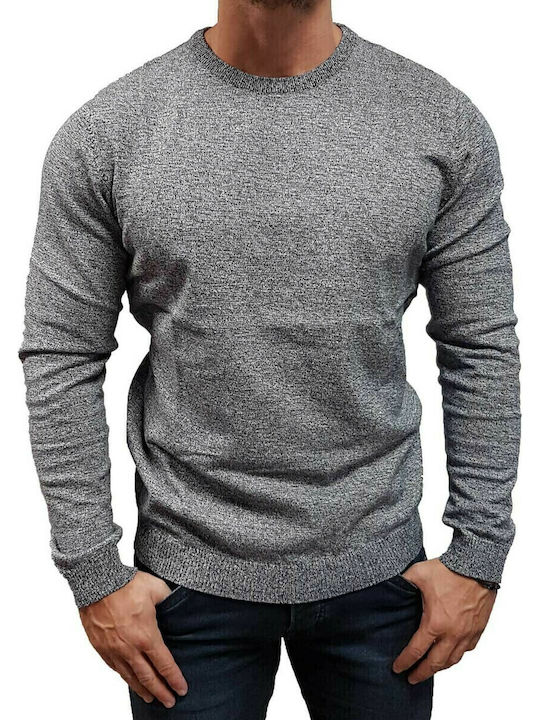 Sweater Long Sleeve Gray / Navy Blazer