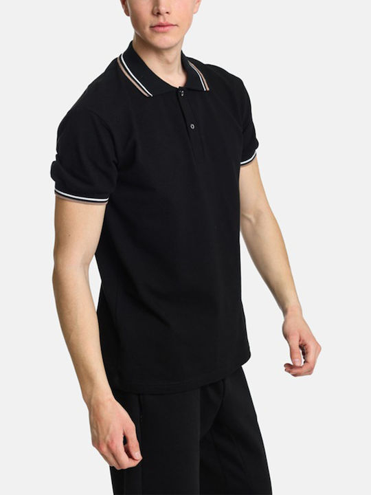 Polo T-Shirt Schwarz