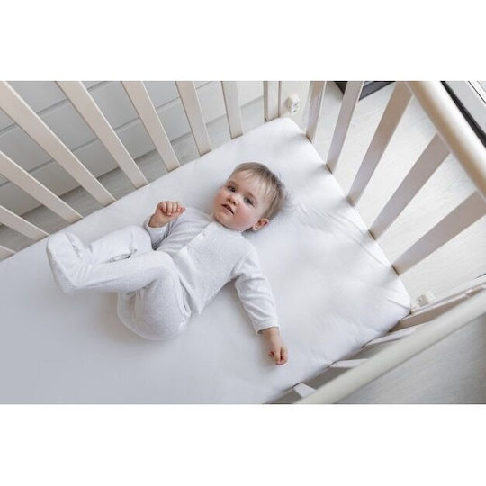Kotonia Home Protecție Impermeabilă Pentru Patut Albă Cu Fâșă 15x15x15cm