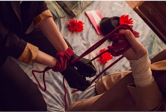 Dream Love OhMama! Fetish Kinbaku Rope 5m Σχοινί Δεσίματος Red