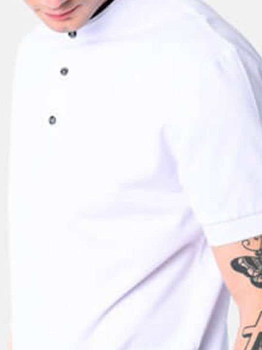 Short Sleeve White Blouse