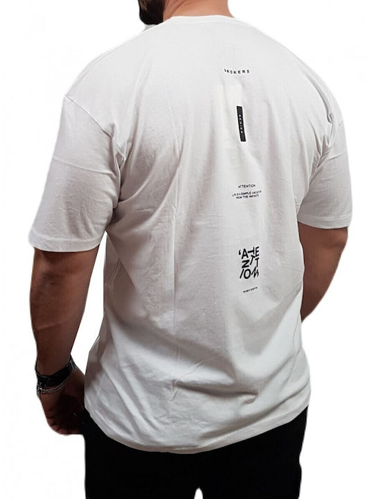 Brokers Jeans T-shirt Λευκό