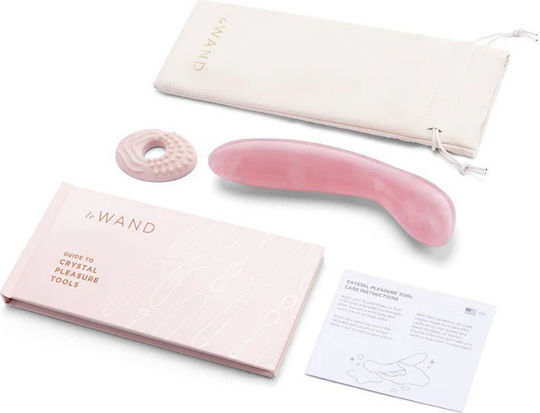 Le Wand Crystal G Wand Dildo Rose Quartz 18cm
