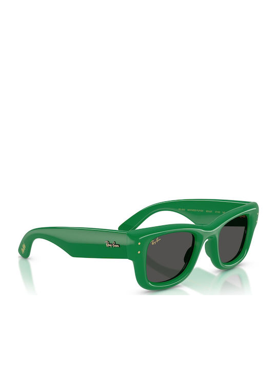 Ray Ban Wayfarer Puffer Γυαλιά Ηλίου Πράσινα με Κοκκάλινο Σκελετό Ray Ban Wayfarer Puffer Γυαλιά Ηλίου Πράσινα με Κοκκάλινο Σκελετό