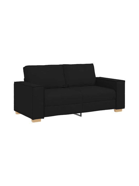 Doppelsitzer Sofa Schwarz 180x78x84cm