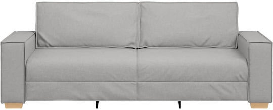 Dreisitzer Sofa Grau 220x78x84cm