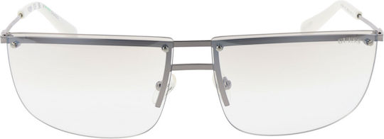 Guess Metallischer Brillengestell Silber GU8256/10C