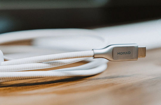 Nomad Kevlar Braided USB 2.0 Cable USB-C male - USB-C 240W White 3m