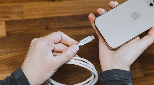 Nomad Kevlar Braided USB 2.0 Cable USB-C male - USB-C 240W White 3m