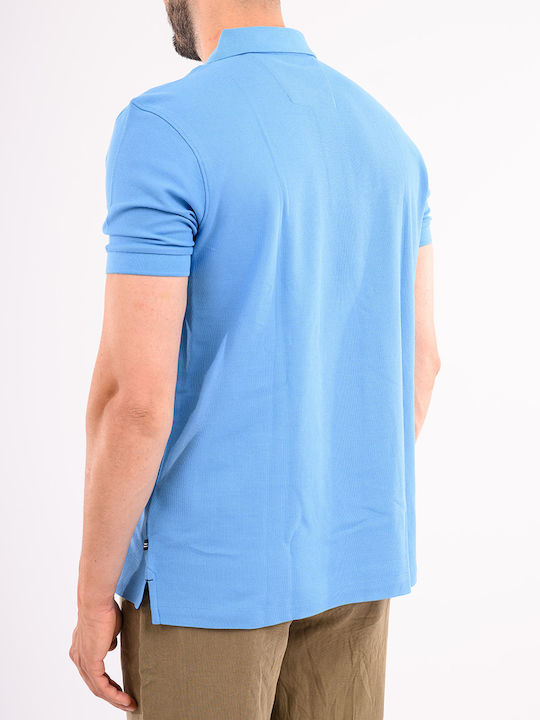 Polo Short Sleeve Light Blue Blouse