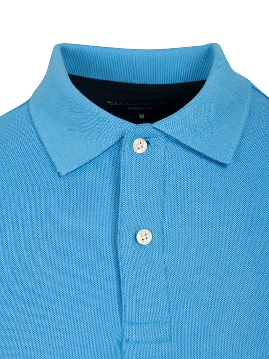 Polo Short Sleeve Light Blue Blouse