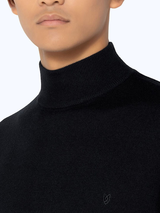 Langarm-Pullover Schwarz