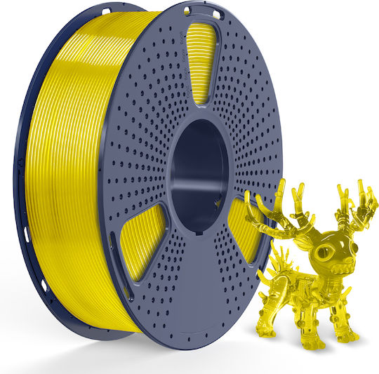 Sunlu PLA+ 3D Drucker Filament 1.75mm Transparent Gelbe 1kg 1 Stück (Spule)