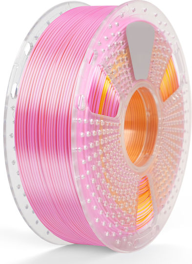 Sunlu Filament Pentru Imprimante 3D PLA+ Mătase 1.75mm Roz 1kg 1 Bucată Bobină