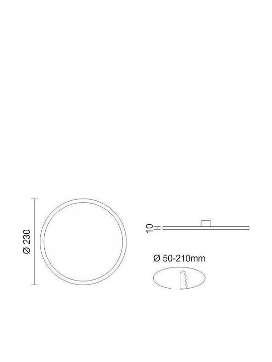 Spot Light LED Panel 20W με Ρυθμιζόμενο Λευκό Φως
