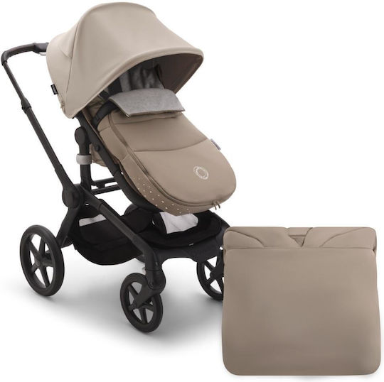 Bugaboo Universal Stroller Footmuff Waterproof Brown With Fleece Lining