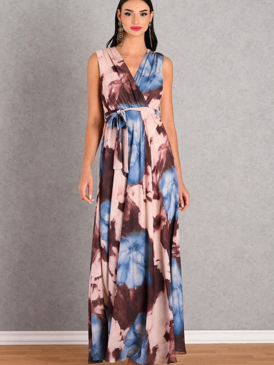 Summer Maxi Dress for Wedding - Christening Brown