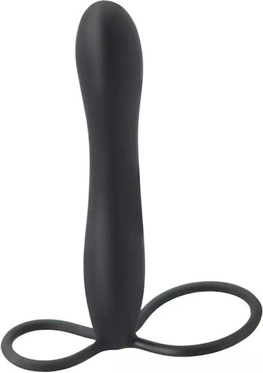 Pipedream Fetish Fantasy Elite Double Trouble Anal Dildo mit Dildo 15cm in Schwarz Farbe