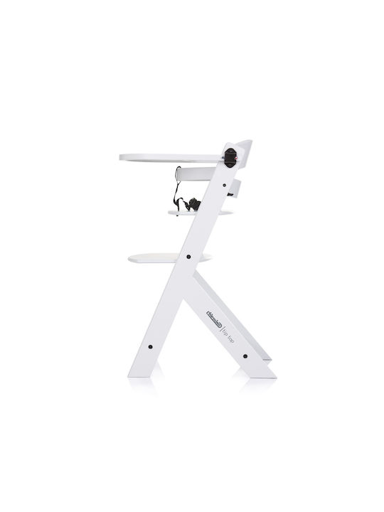 Chipolino Tip Top Baby Highchair 2 in 1 with Adjustable Height White