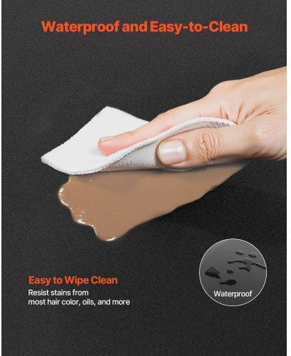 Vevor Salon Mat Hair Stylist 1525 X 910 Mm Rectangle Salon Mat 13mm Thick